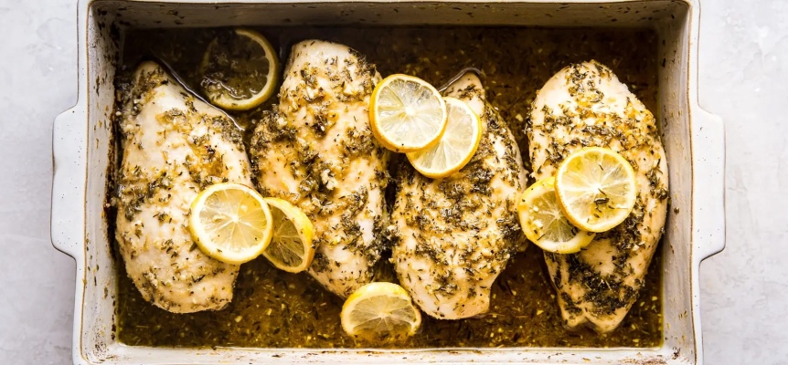 Легкий рецепт курицы с лимоном